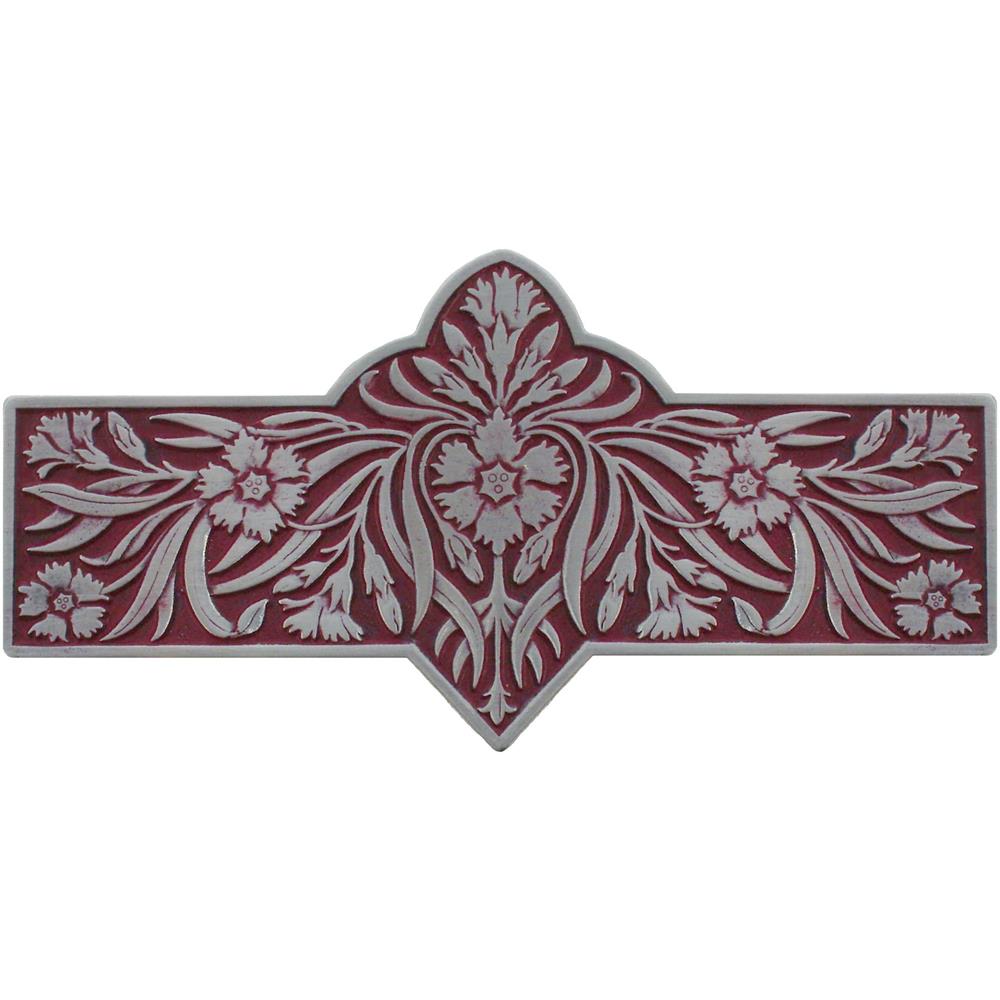 Notting Hill NHP-678-AP-A Dianthus Pull Antique Pewter/Cayenne